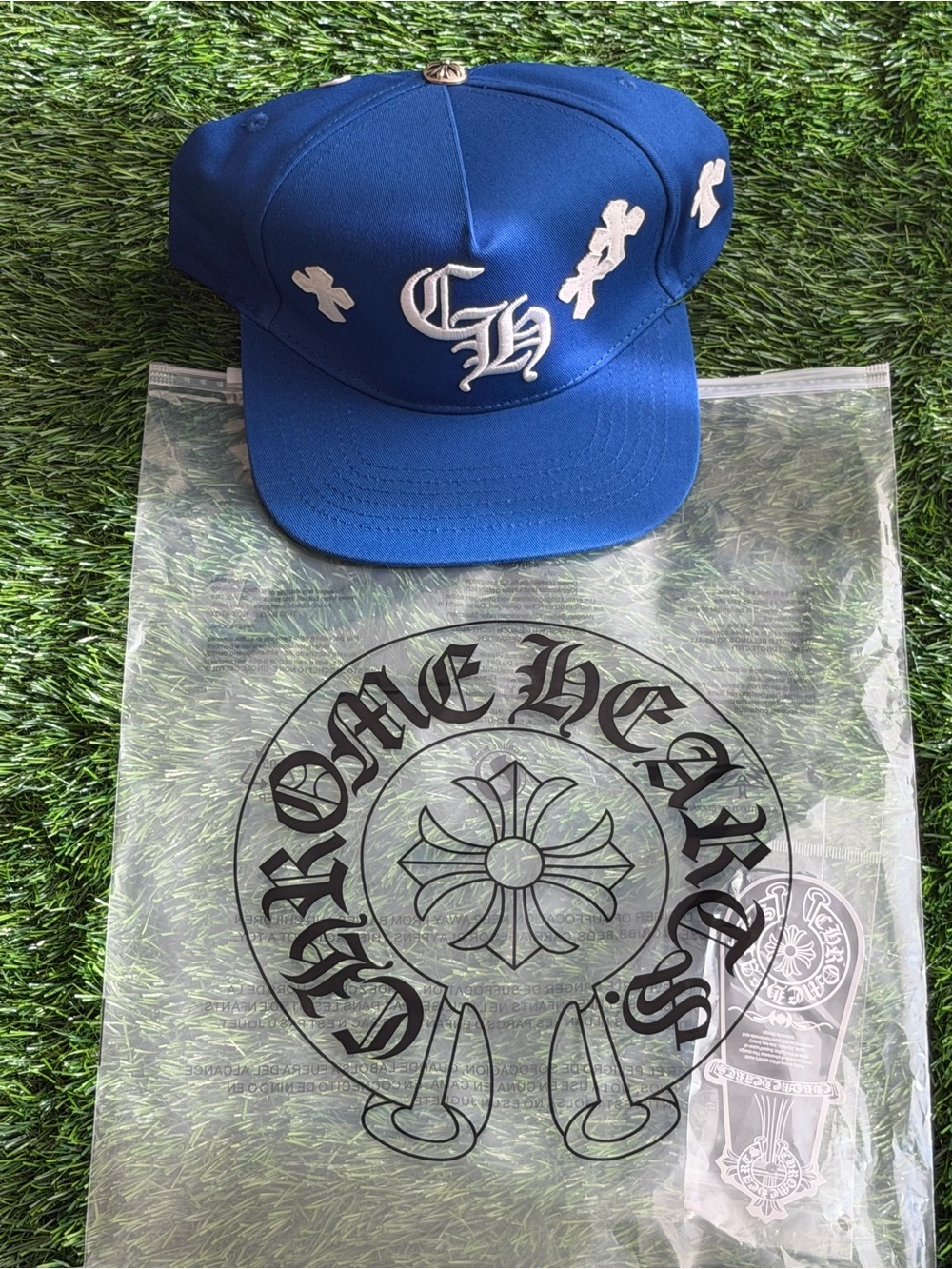 Nordstrom Blue Baseball Cap with White Embroidered Logo